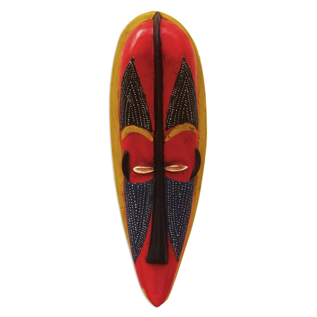Novica Handmade Butsomekpoe African Wood Mask