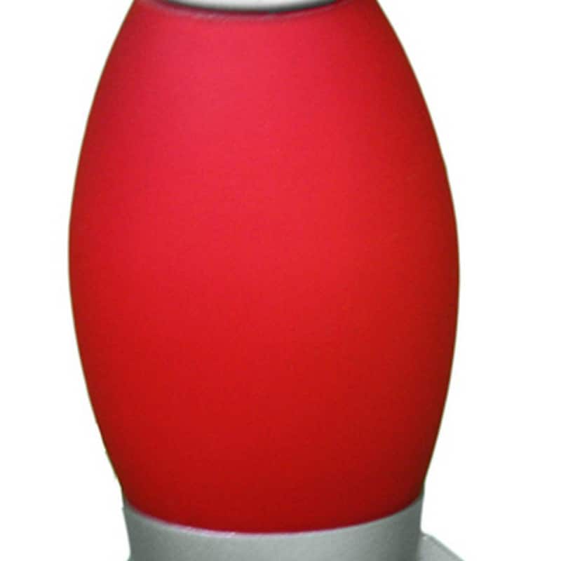 Kid Table Lamp with Rocket Design Silhouette, Red