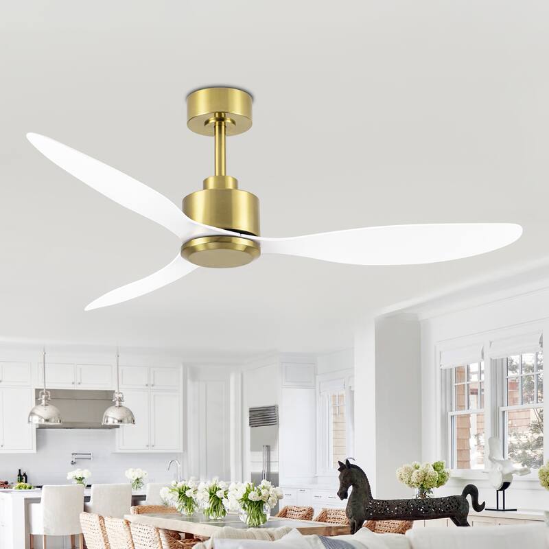 42/52-inch Indoor Ceiling Fan with Remote without Light(3-Blade)
