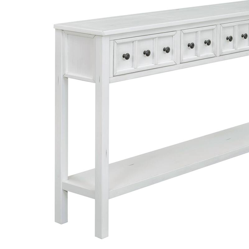 Rustic Entryway Console Table and 60" Long Sofa Table