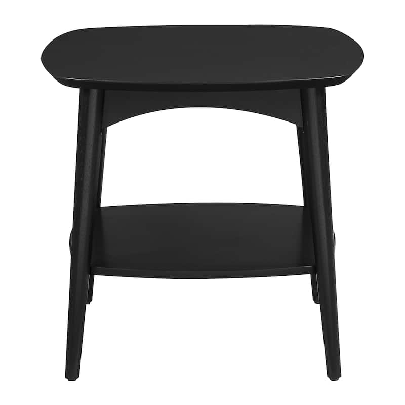 Mid Century Copenhagen Accent Table in Walnut Finish