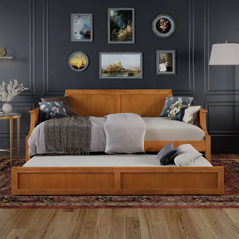 Cambridge Twin Wood Daybed with Twin Size Trundle