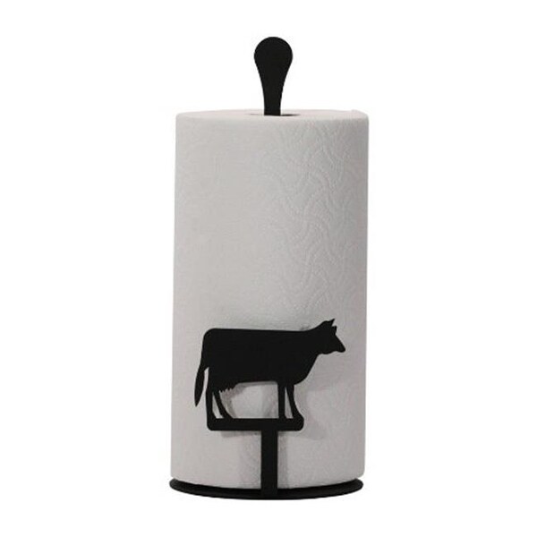 Village Wrought Iron Pt C 5 Paper Towel Holder Cow Silhouette Village Wrought Iron Pt C 5 Paper Towel Holder Cow Silhouette