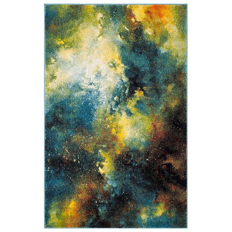 SAFAVIEH Galaxy Cirilla Modern Contemporary Celestial Rug