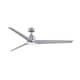 preview thumbnail 5 of 10, Fanimation TriAire Custom Indoor/Outdoor Smart Ceiling Fan DC Motor with Remote - Silver