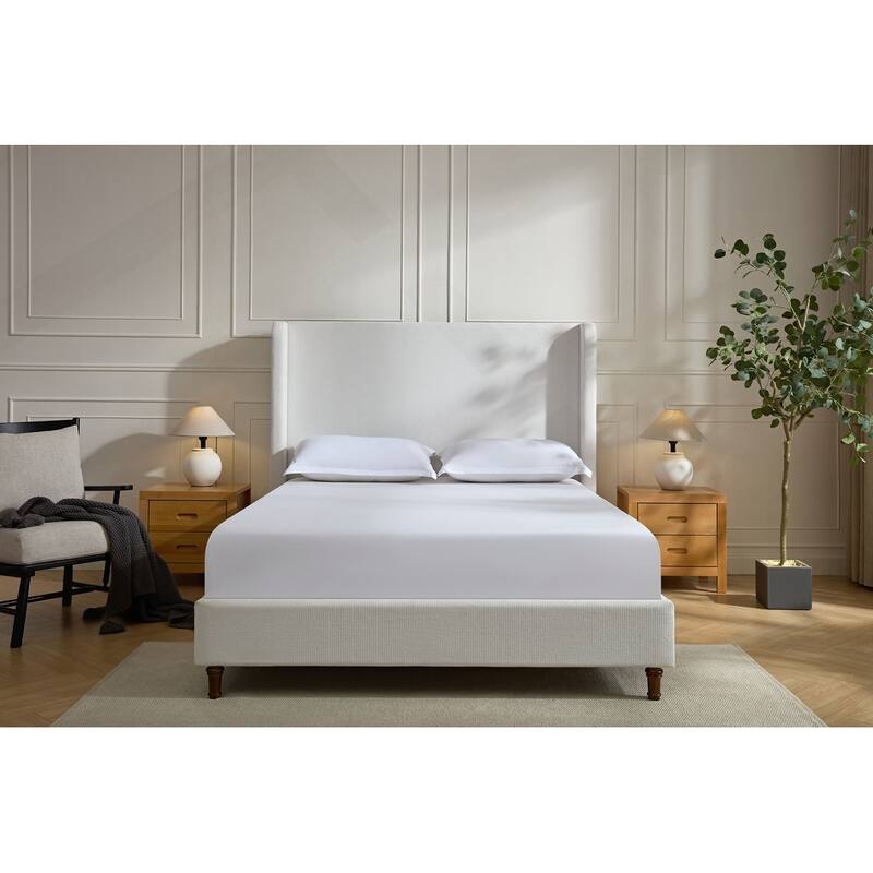 Elegant Upholstered Bed with Advanced Assembly and Sturdy Construction