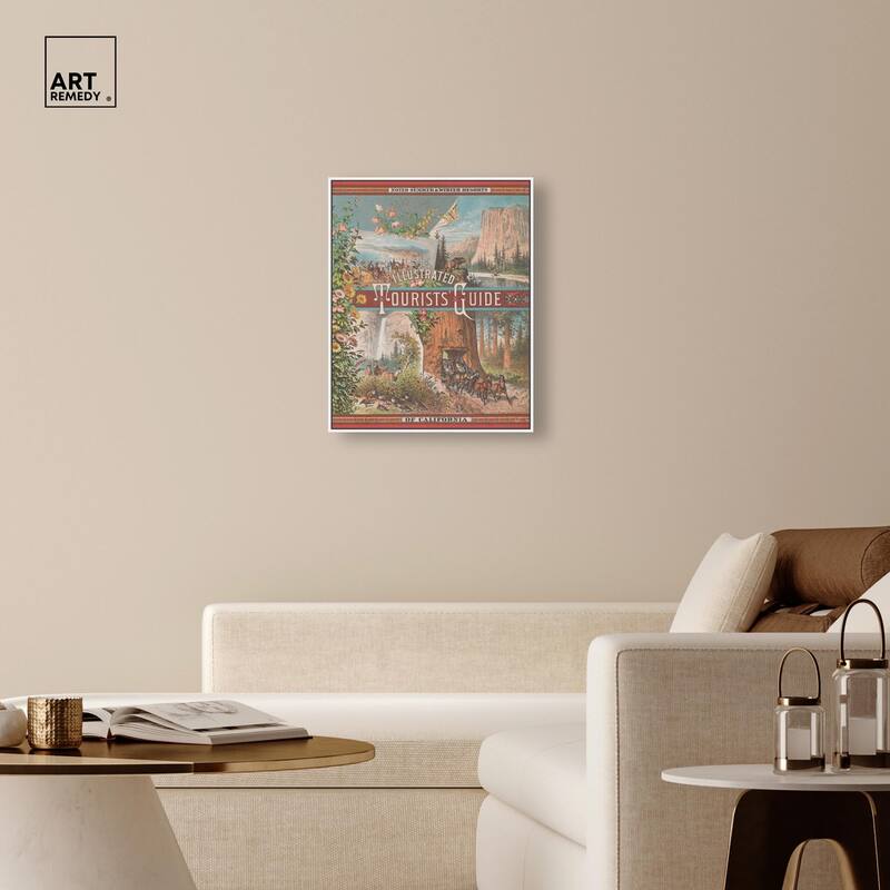 Tourists' Guide to California Canvas by Art Remedy