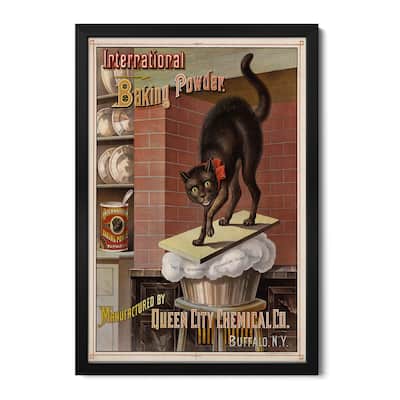 Catastrophe in the Kitchen, 1885 Premium Framed Poster by Print Collection