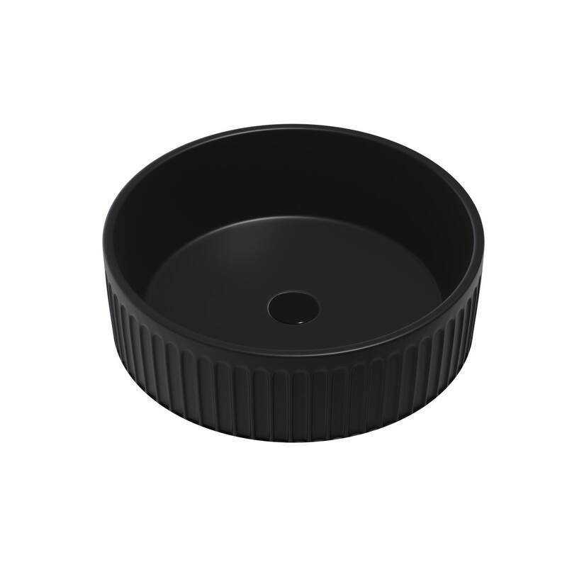 Dowell Fluted Ceramic Vessel Sink