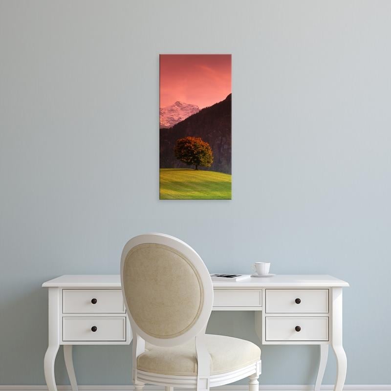 Easy Art Prints Panoramic Images's 'Switzerland, Alps' Premium Canvas Art