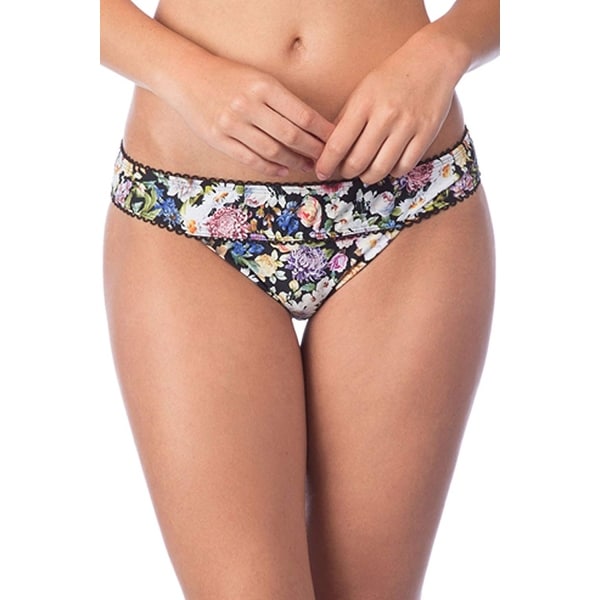 Lucky Brand Black Womens Size Small S Bikini Bottom Swimwear
