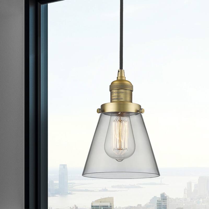 Innovations Lighting Franklin Restoration Cone - 1 Light 6" Cord Hung Mini Pendant