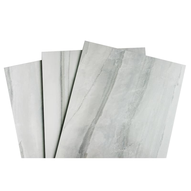 The Tile Life Porto 12x24 Alaska Grey Glossy Porcelain Floor & Wall Tile