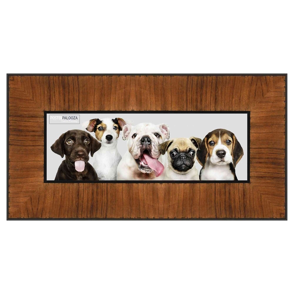 4x10 Traditional Honey Pecan Complete Wood Picture Frame with UV Acrylic,  Foam Board Backing, & Hardware - Bed Bath & Beyond - 38789546