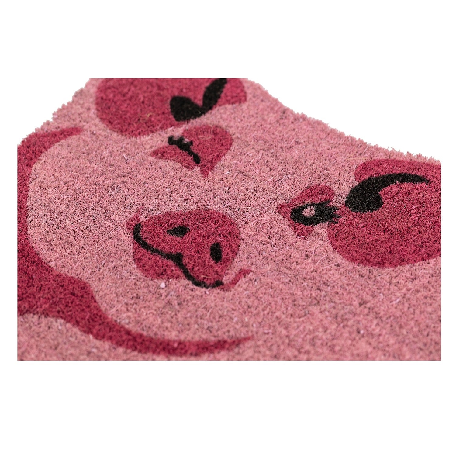 Shop Iuc Entryways Winking Pink Pig Shaped Doormat Welcome Mat