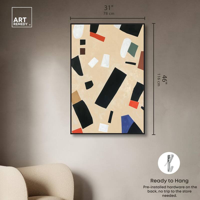 Mindscape Mosaic I Canvas by Art Remedy