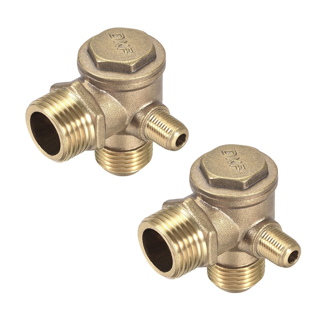 YINGJUN Valves Male Thread 90 Degree Brass Air Compressor Check Valve Spare Parts 201910mm Brass Check Valve