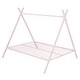 preview thumbnail 24 of 55, House Bed Tent Bed Frame Full Size Metal Floor Steel Slat Support Easy Assembly for Kids Teens Girls Boys, No Box Spring Needed
