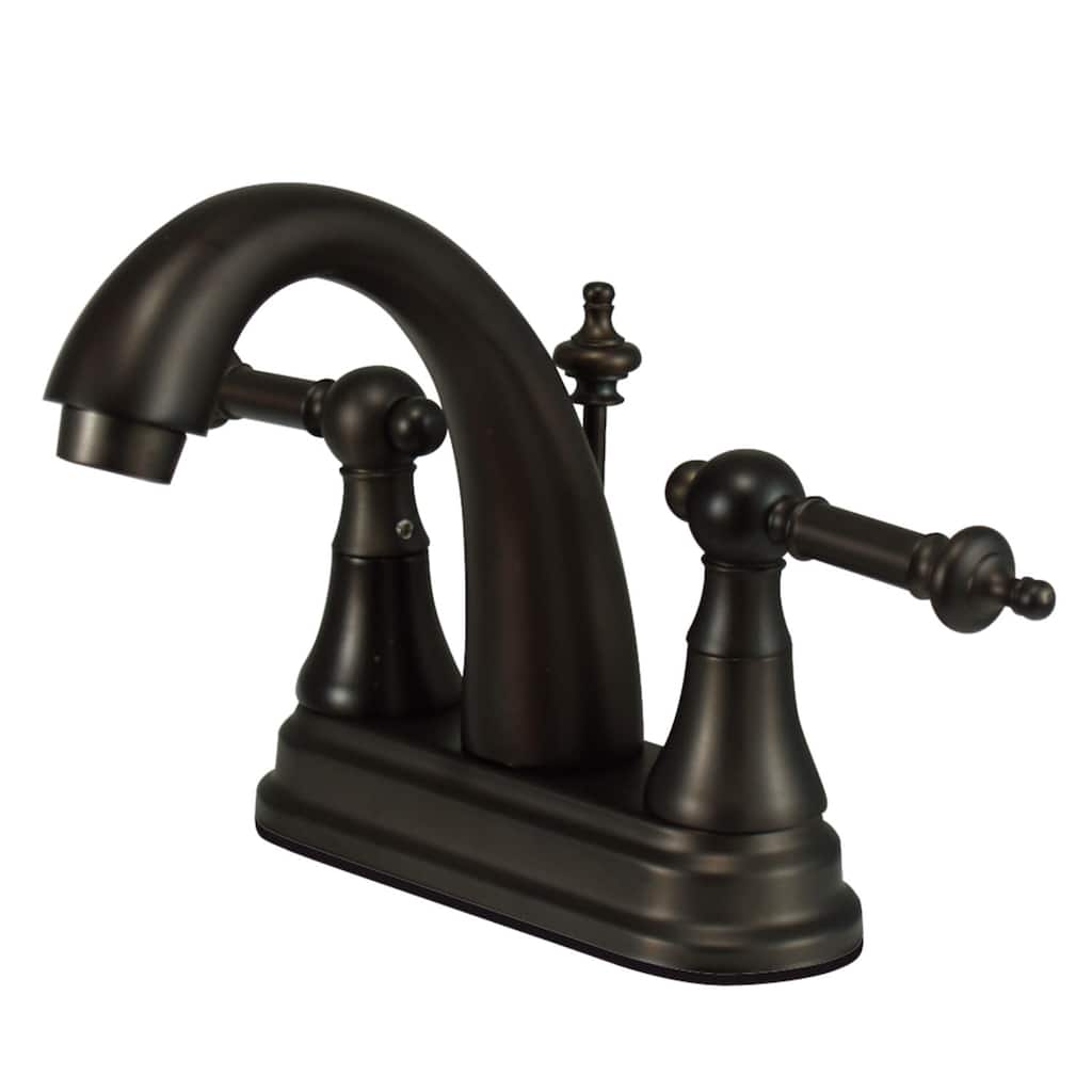 Kingston Brass Templeton Centerset Bathroom Faucet with Brass Pop-Up