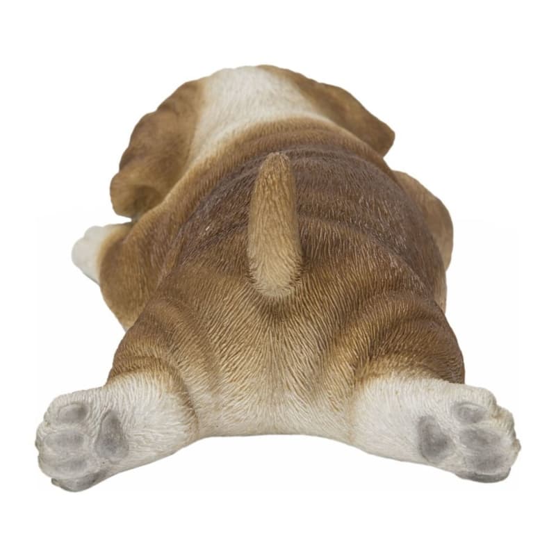 5" Lying Bulldog Refrigerator Magnet