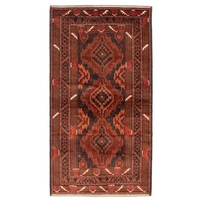 Teimani Brown Rug 3'7" x 6'8" - 3'7 x 6'8