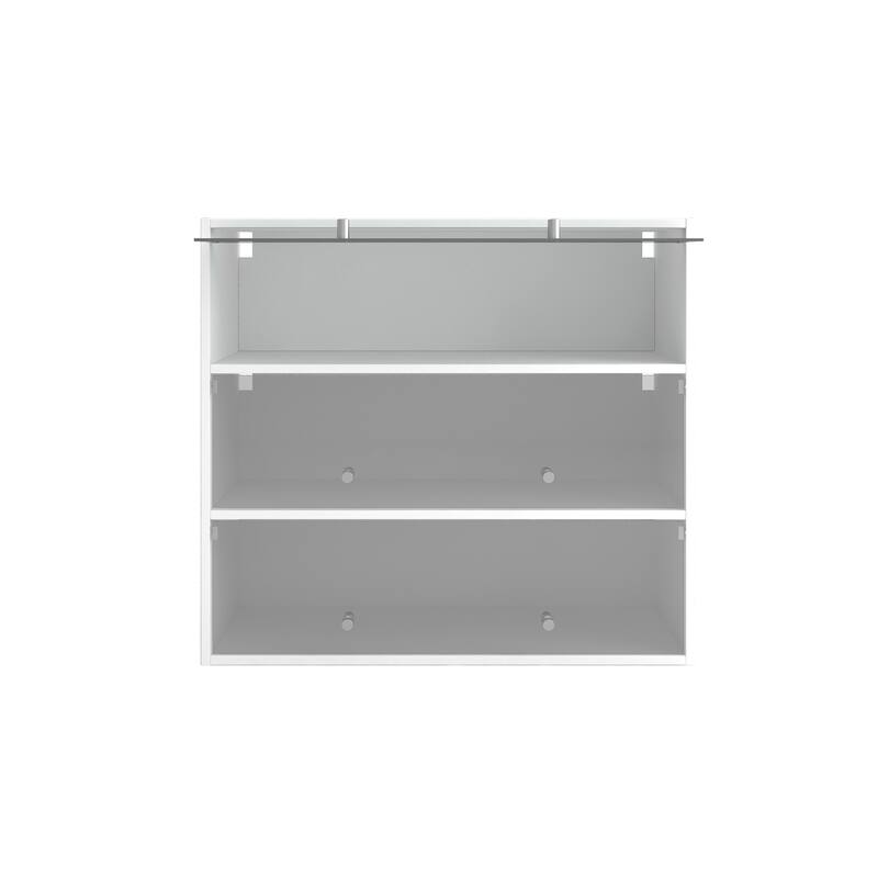 Glass Door Shoe Box Shoe Storage Cabinet With RGB Led Light