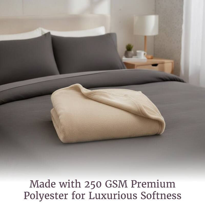 Flannel Fleece Throw Blanket by Windsor Home