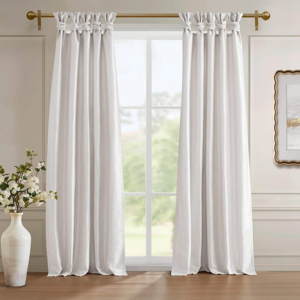 Madison Park Emilia Twist Tab Total Blackout Window Curtain Panel