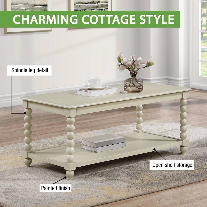 Elise Coffee Table in Black Finish