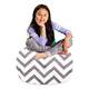 Option Canvas Chevron Black and White