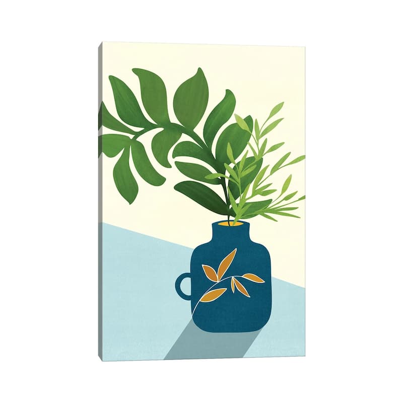 iCanvas "Vintage Window Garden" by Modern Tropical Canvas Print