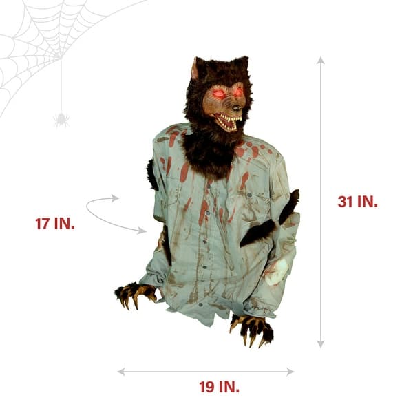 Haunted Hill Farm Howler by Tekky, Premium Halloween Animatronic