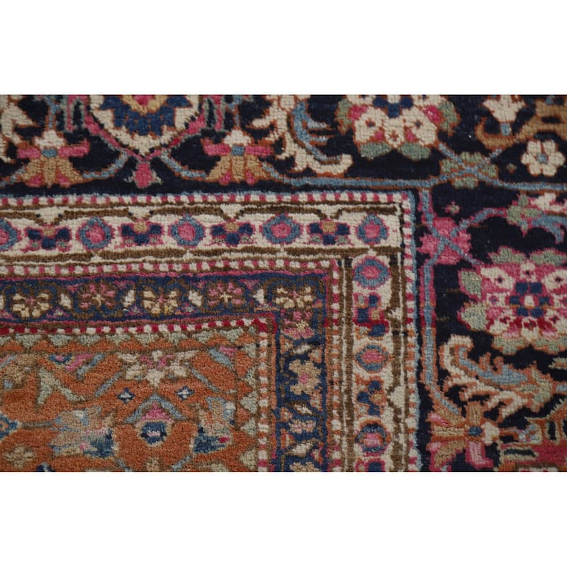 Vegetable Dye Bidjar Persian Antique Area Rug Handmade Wool Carpet - 8'2"x 10'8"