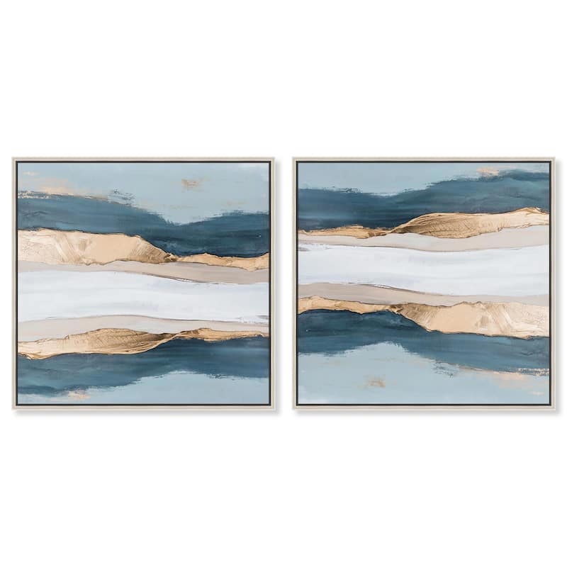 Pallor of Dawn Canvas by Art Remedy - 30" x 20" - Gold