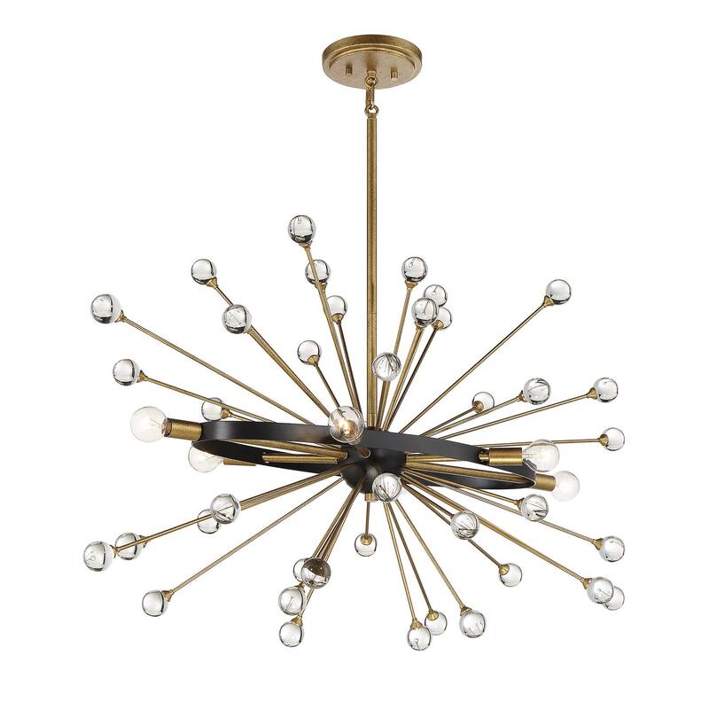 Savoy House 1-1858-6 Ariel 6 Light 37" Wide Abstract Sputnik