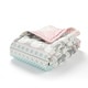 preview thumbnail 5 of 3, Lush Decor Elephant Stripe Reversible Soft & Plush Oversized Blanket - 50" x 36"