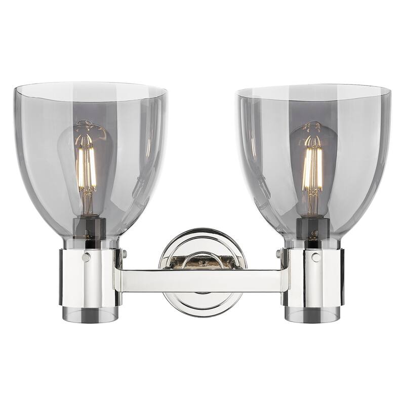 Innovations Lighting 464-2W-G464D-7SM Lawton Bell 2 Light 16" Wide