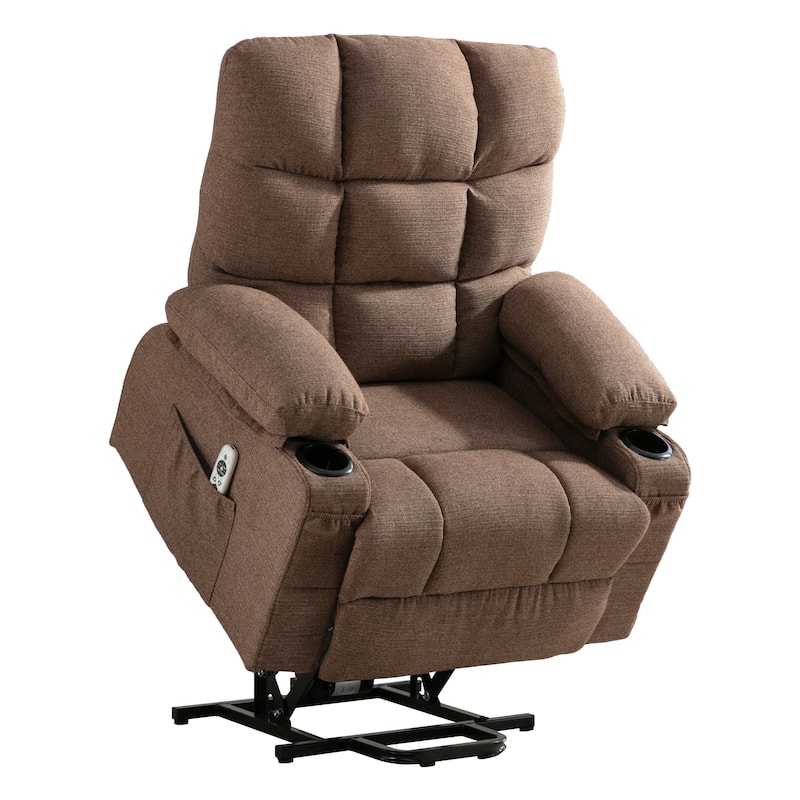 Oversized Massage Lift Lounge Chair Heating Sofa Power Recline