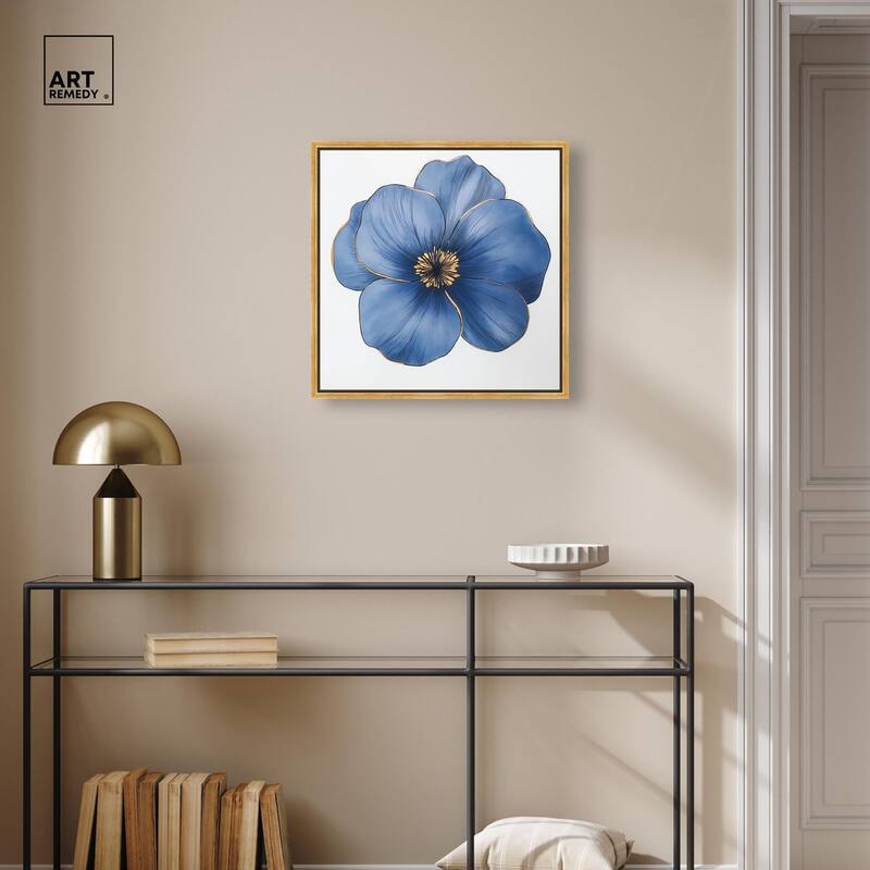 Blue Brilliance II Canvas by Art Remedy