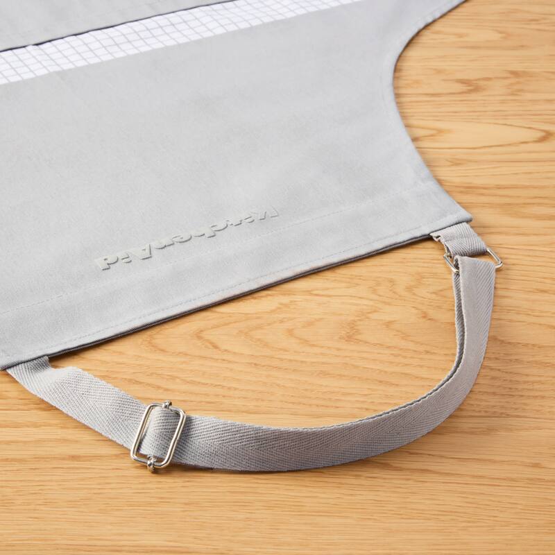 KITCHENAID Gourmet Series Gridlines Big Chef Apron, Water & Stain Resistant