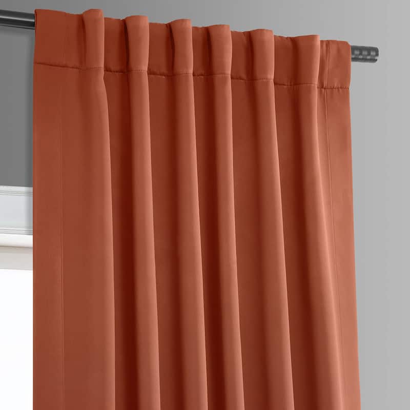 Exclusive Fabrics Room Darkening Curtain Panel Pair 63 inches (2 Panels) - 50 x 63