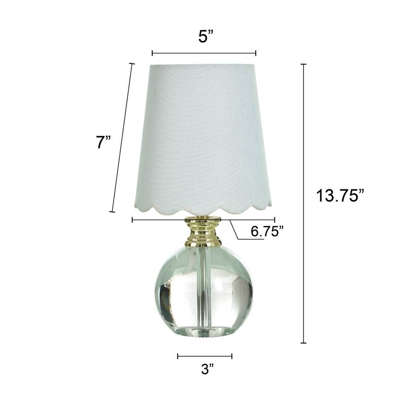 Tamara Day for Stylecraft Beatrice Pure Crystal Glass Table Lamp