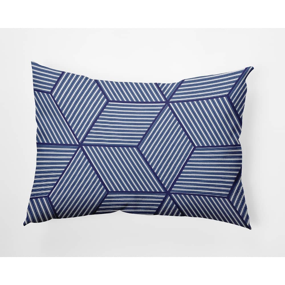 Cube Stack Indoor/Outdoor Throw Pillow