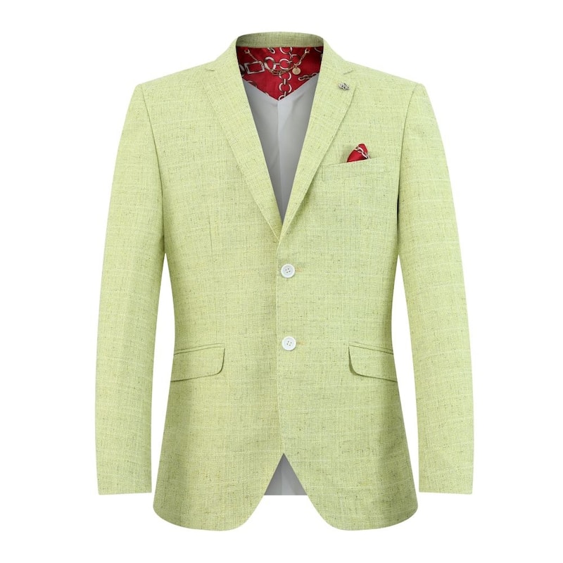 Elie Balleh Boys' Slim Fit Mélange Jacket