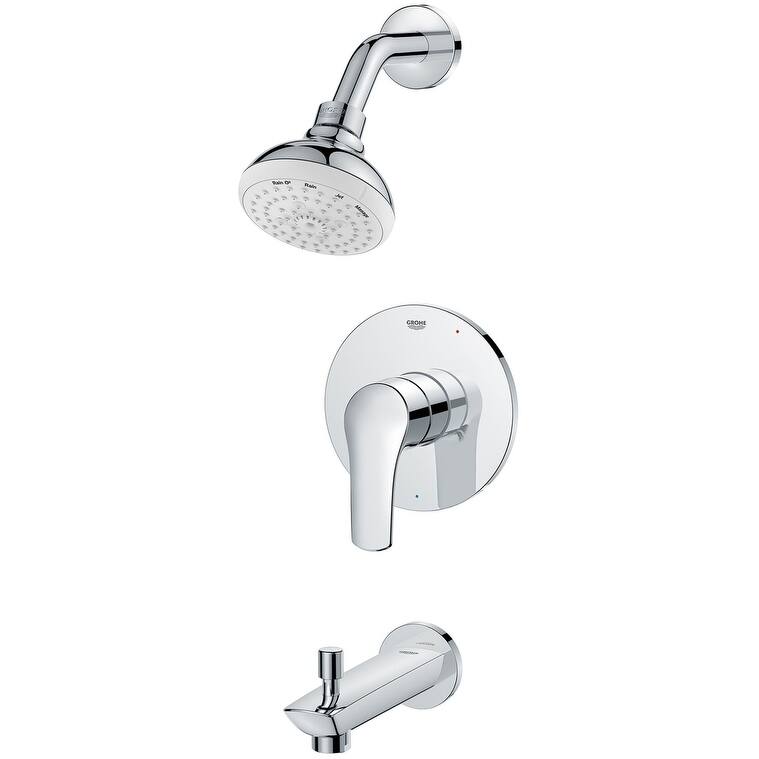 Grohe 10 249 7 Eurosmart Tub and Shower Trim Package with 1.75 GPM