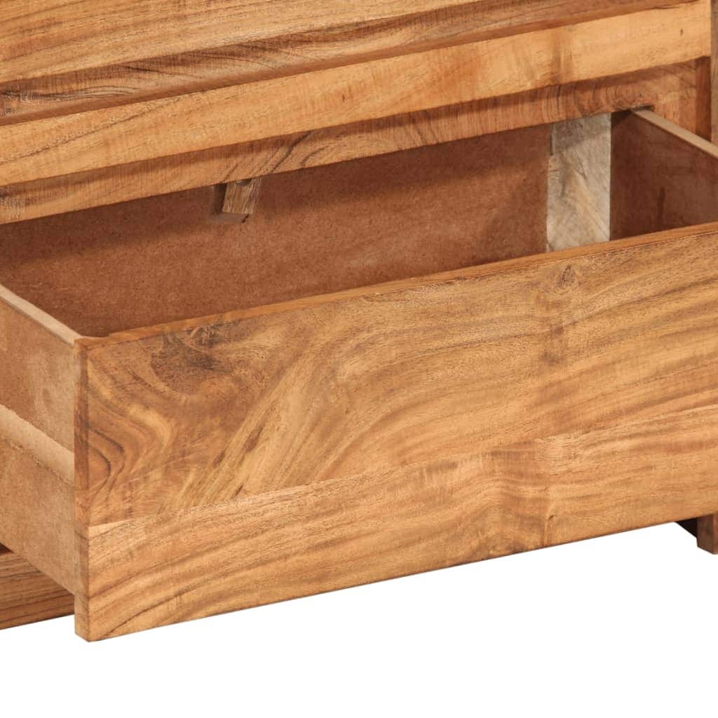 vidaXL Drawer Cabinet Honey brown Solid acacia wood Medium