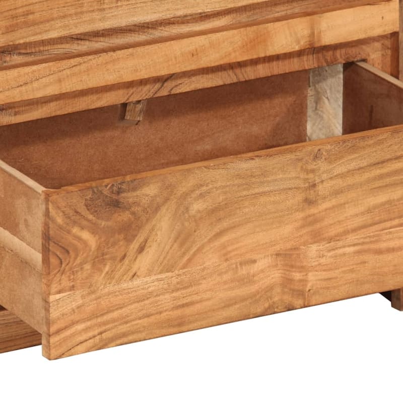 vidaXL Drawer Cabinet Honey brown Solid acacia wood Medium