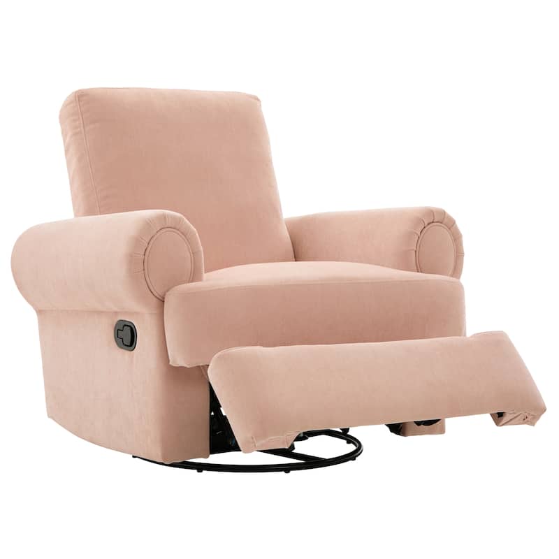 Christopher Knight Home - Thorne Chenille Swivel Recliner Rocker Chair with Adjustable Backrest