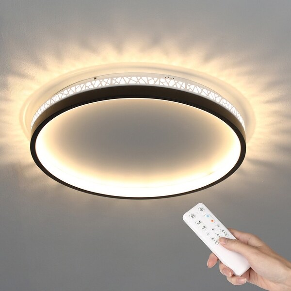 Luxrite 6in LED Motion Sensor Ceiling Light 3 Color Selectable