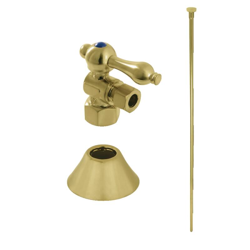 Kingston Brass 1-15/16" High Quarter Turn Angle Stop Valve with Flange